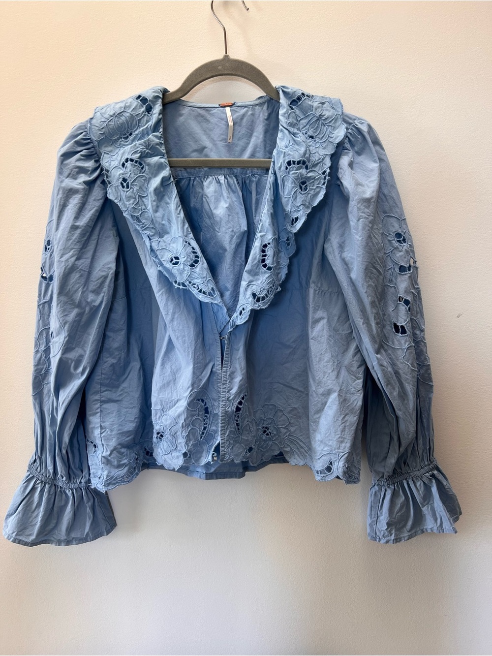 Free People Maisie Cutwork Style Blouse - Picture 3 of 5